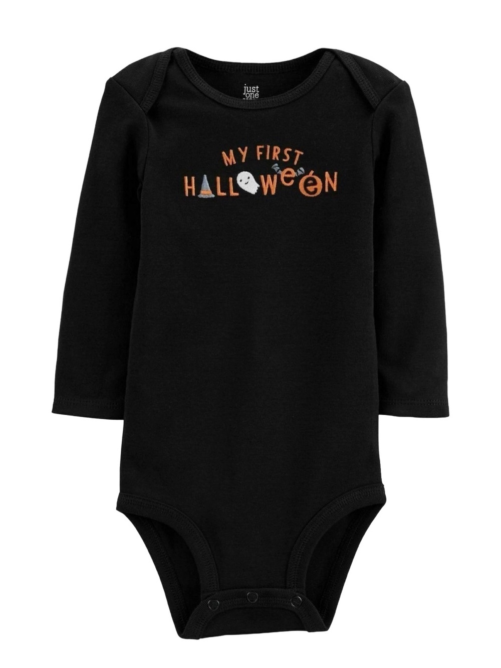 CARTER’S “MY FIRST HALLOWEEN” BODYSUIT - BLACK SIZE 6 MONTHS (NEW WITH TAGS) A6